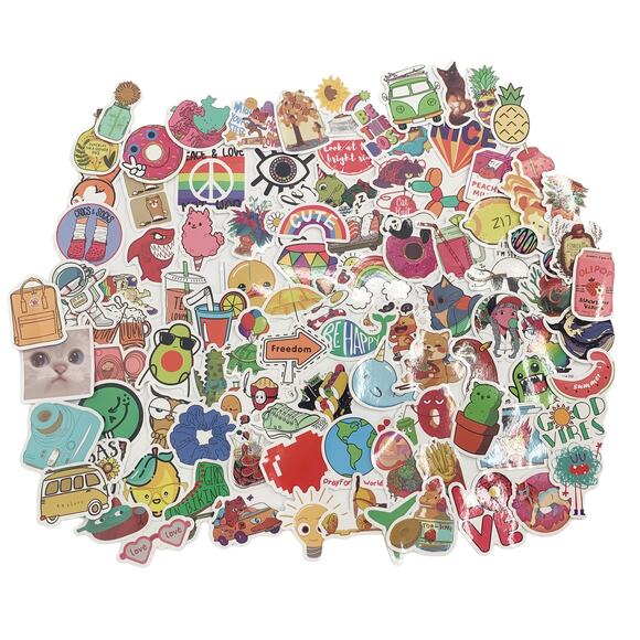 STICKER Lot Stickers NEW Water Bottle 700+ Sticker Lot Cute Small Aesthetic Vibe - Picture 1 of 7